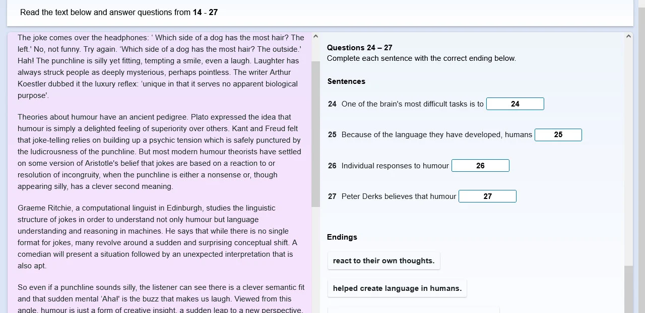 IELTS Reading Tips - Sentence Completion